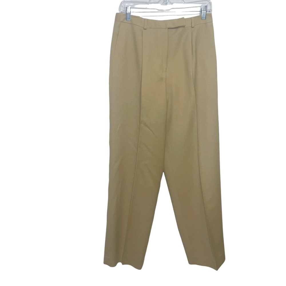 L Talbots Women's 100% Wool Straight Leg Dress Pants Sz 8